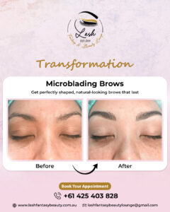 microblading brows in hoppers crossing