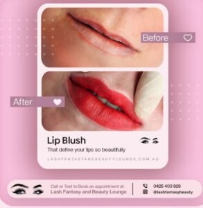lip blush tattoo in tarneit